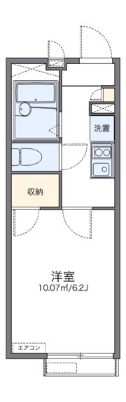 レオパレスパサージュIIの間取り画像