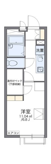 レオパレスグリーンの間取り画像