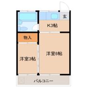 コーポキヨカワの間取り画像