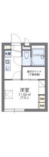 レオパレススアーブの間取り画像