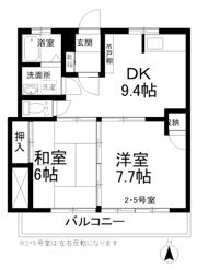 ウエストハイリビングの間取り画像