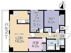 コンフォートスクエア川崎の間取り画像