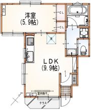 サンライズ上祖師谷の間取り画像