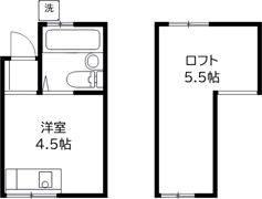 日の出ハイツの間取り画像