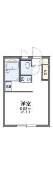 レオパレスルミエール藍の間取り画像