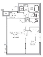 ベルシードステアー目黒武蔵小山の間取り画像