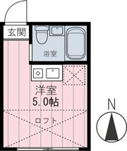 グリシーヌ松原の間取り画像