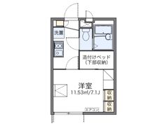 レオパレス湯島セカンドの間取り画像