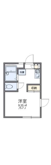 レオパレス日吉町の間取り画像