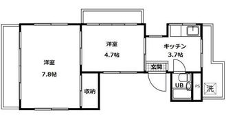 シャトレード中野の間取り画像