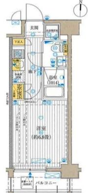 プレール・ドゥーク新大久保の間取り画像