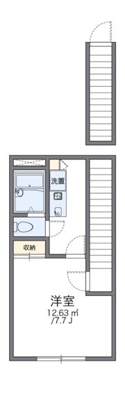 レオパレス鶴間アイリスIIの間取り画像