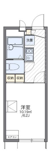 レオパレスアクロテリオンの間取り画像