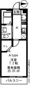 アビタシオンKの間取り画像