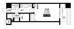 レジディア上野池之端の間取り画像