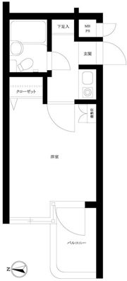 ライオンズマンション大森本町第2の間取り画像