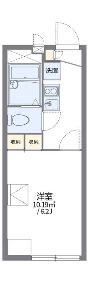 レオパレスメルベージュの間取り画像