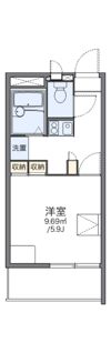 レオパレス西砂川の間取り画像