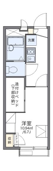 レオパレスツバキハウスの間取り画像