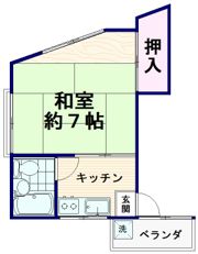 金子ハイツの間取り画像