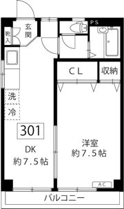 中野88ビルの間取り画像