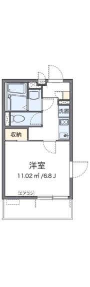クレイノリフル川崎の間取り画像
