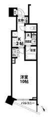 クオリア恵比寿ウエストの間取り画像