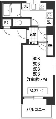 ベルストーク1の間取り画像