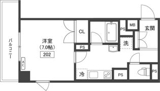 ガーデン代々木上原EASTの間取り画像