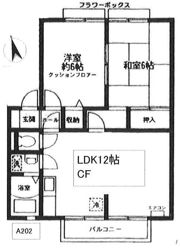 Nソレアード A棟の間取り画像