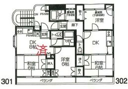メゾンド中神の間取り画像