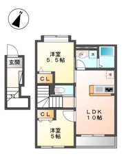 フィオーレの間取り画像
