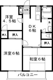 ハイコーポBの間取り画像