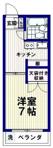 伊東フラットの間取り画像