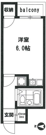 アップルコート元住吉の間取り画像