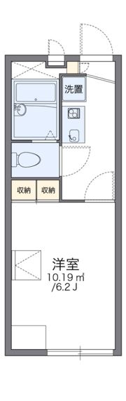 レオパレス青柳第二の間取り画像