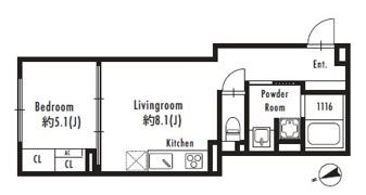 GRAN PASEO市谷仲之町の間取り画像