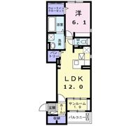 ソレイユ ヤハラの間取り画像
