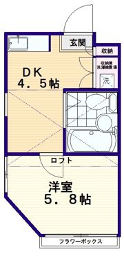 グリーンハイツ和泉B棟の間取り画像