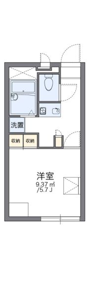 レオパレスアトリオの間取り画像