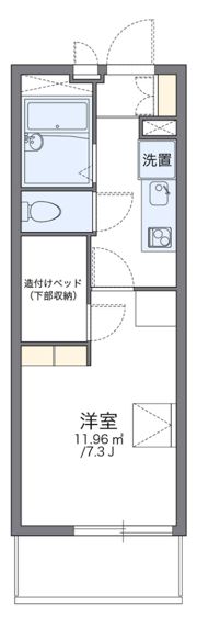 レオパレスヨロズヤGの間取り画像