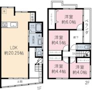 千早1丁目戸建の間取り画像