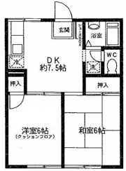 ビラさやまの間取り画像
