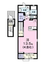 マルタン シュドの間取り画像