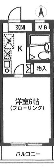 檜の森ハイツの間取り画像