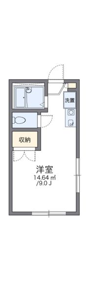 レオパレスローザンヌIIの間取り画像
