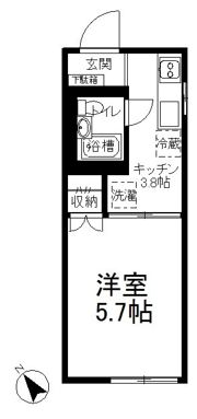 メゾンTの間取り画像