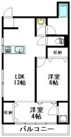 吉祥寺コーポの間取り画像