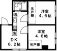 荻野ハイツの間取り画像