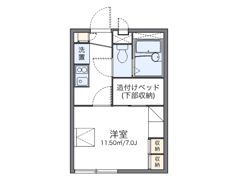 レオパレスFirst Astyの間取り画像